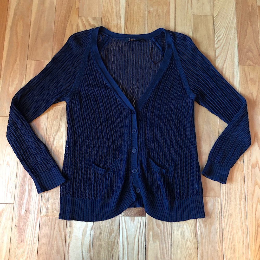 Dex Open Knit Cardigan